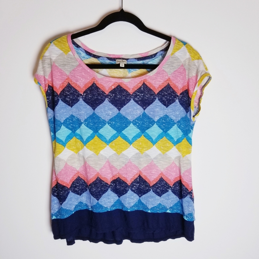 Chip & Pepper short sleeve multi colored shirt sm